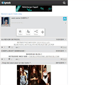 Tablet Screenshot of cherylheart.skyrock.com