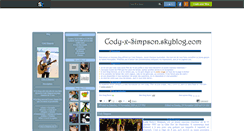 Desktop Screenshot of cody-x-simpson.skyrock.com