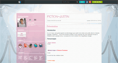 Desktop Screenshot of fictionjustin.skyrock.com