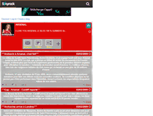 Tablet Screenshot of iloveyouarsenal.skyrock.com