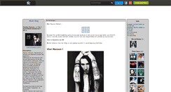 Desktop Screenshot of marilynmanson-world.skyrock.com