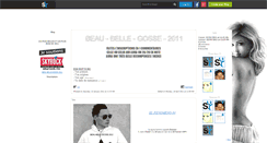 Desktop Screenshot of beau-belle-gosse-2011.skyrock.com