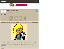 Tablet Screenshot of jeunestalent-onair.skyrock.com