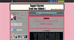 Desktop Screenshot of crazyswagg.skyrock.com