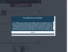 Tablet Screenshot of les-deux-fan-de-twilight.skyrock.com