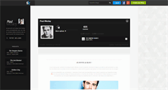 Desktop Screenshot of paul-wesley.skyrock.com
