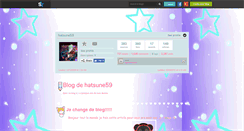 Desktop Screenshot of hatsune59.skyrock.com