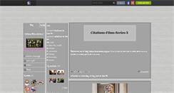 Desktop Screenshot of citations-films-series-x.skyrock.com