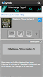 Mobile Screenshot of citations-films-series-x.skyrock.com
