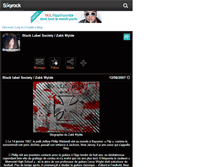 Tablet Screenshot of blacklabelsociety.skyrock.com