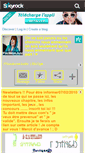 Mobile Screenshot of fiictiionjustiinbiieber.skyrock.com