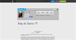 Desktop Screenshot of daniix-77.skyrock.com