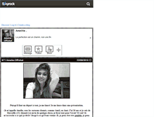Tablet Screenshot of amelie-offishal.skyrock.com