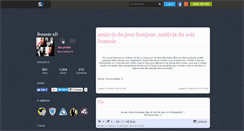 Desktop Screenshot of bonsoir-xd.skyrock.com