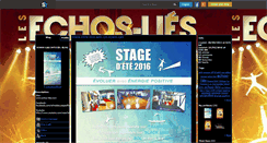 Desktop Screenshot of echosliesofficiel.skyrock.com