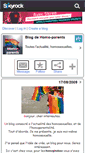 Mobile Screenshot of homo-parents.skyrock.com