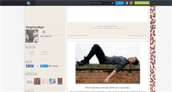 Desktop Screenshot of forgetyoureyes.skyrock.com