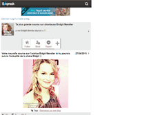 Tablet Screenshot of bridgitt-mendler.skyrock.com