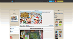 Desktop Screenshot of animalcrossingwii516.skyrock.com