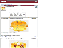 Tablet Screenshot of djameelmariage.skyrock.com