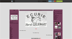 Desktop Screenshot of ecurie-gelebart.skyrock.com