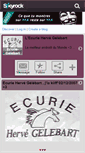 Mobile Screenshot of ecurie-gelebart.skyrock.com