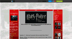 Desktop Screenshot of harry-potter-la-suite.skyrock.com