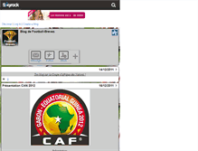 Tablet Screenshot of football-breves.skyrock.com