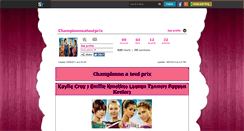 Desktop Screenshot of championneatoutprix.skyrock.com
