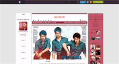 Desktop Screenshot of newlovefornickjonas.skyrock.com