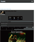 Tablet Screenshot of alexgaudino.skyrock.com