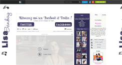 Desktop Screenshot of lisasanbay.skyrock.com