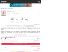 Tablet Screenshot of desmotsvrais.skyrock.com
