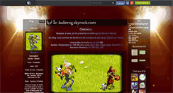 Desktop Screenshot of le-ballerog.skyrock.com
