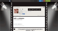 Desktop Screenshot of mlle-x-r0mane.skyrock.com