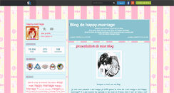 Desktop Screenshot of happy-marriage.skyrock.com