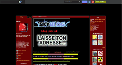 Desktop Screenshot of blog-pub-60.skyrock.com