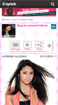 Mobile Screenshot of jasminevofficiel.skyrock.com