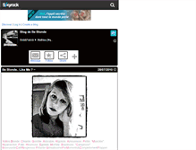 Tablet Screenshot of beblonde.skyrock.com