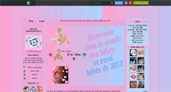 Desktop Screenshot of lesbebesde2012.skyrock.com