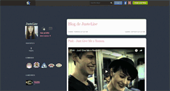 Desktop Screenshot of justelise.skyrock.com