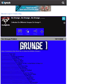 Tablet Screenshot of grunge-life.skyrock.com