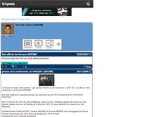 Tablet Screenshot of fanclubvincent.skyrock.com
