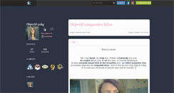 Desktop Screenshot of objectif-50kg.skyrock.com