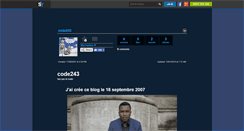 Desktop Screenshot of code243.skyrock.com