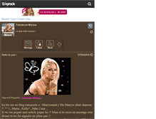 Tablet Screenshot of fabuleuse-maryse.skyrock.com