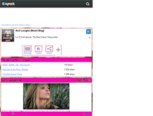 Tablet Screenshot of an-amazing-avril.skyrock.com