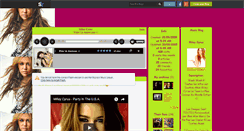 Desktop Screenshot of destiny-mileyy.skyrock.com