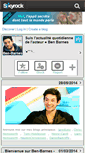 Mobile Screenshot of ben-barnes.skyrock.com