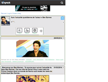 Tablet Screenshot of ben-barnes.skyrock.com